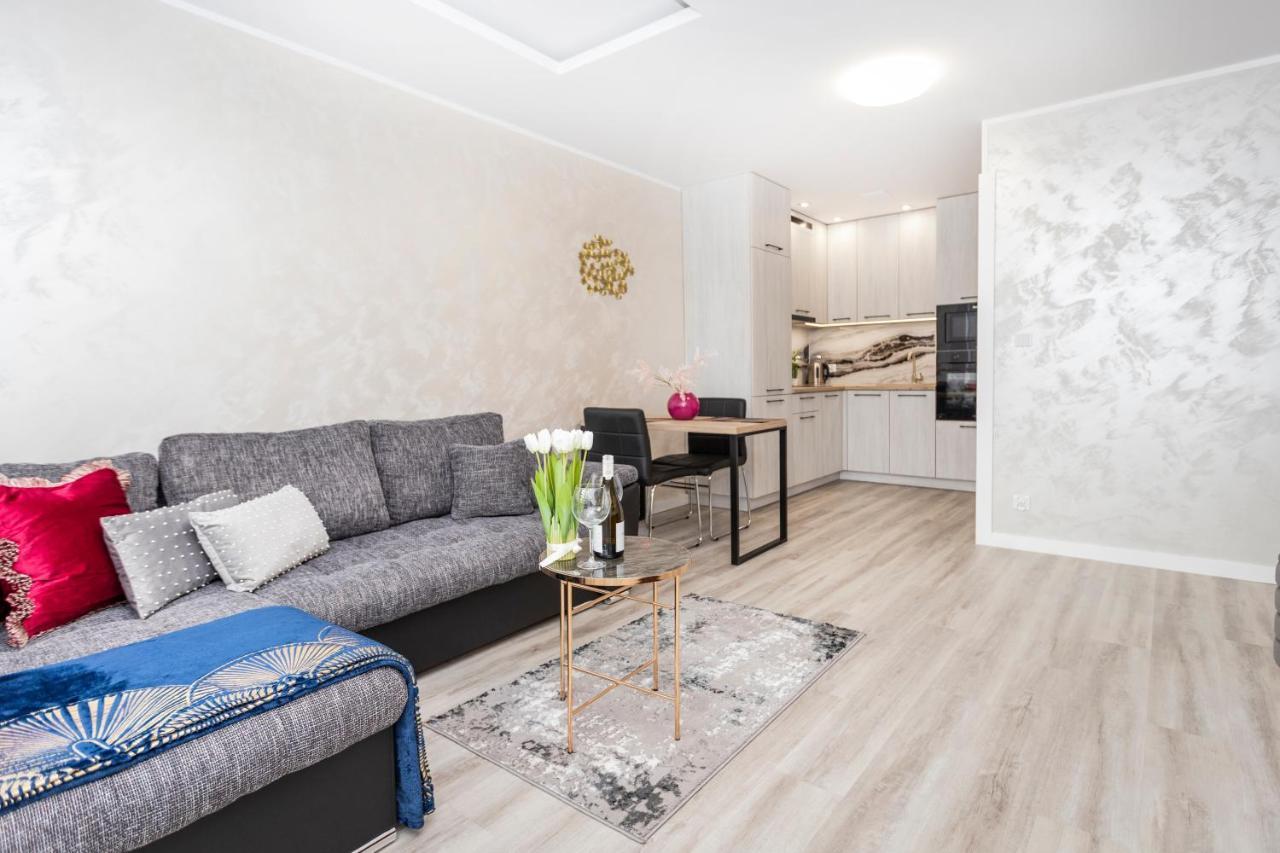 Gdansk Centrum Stylowy Apartament Kültér fotó